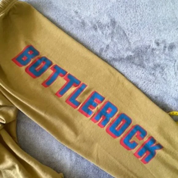 Aviator Nation Women’s Jogger Sweatpants Bottlerock 2023 Tan Large - Picture 10 of 10